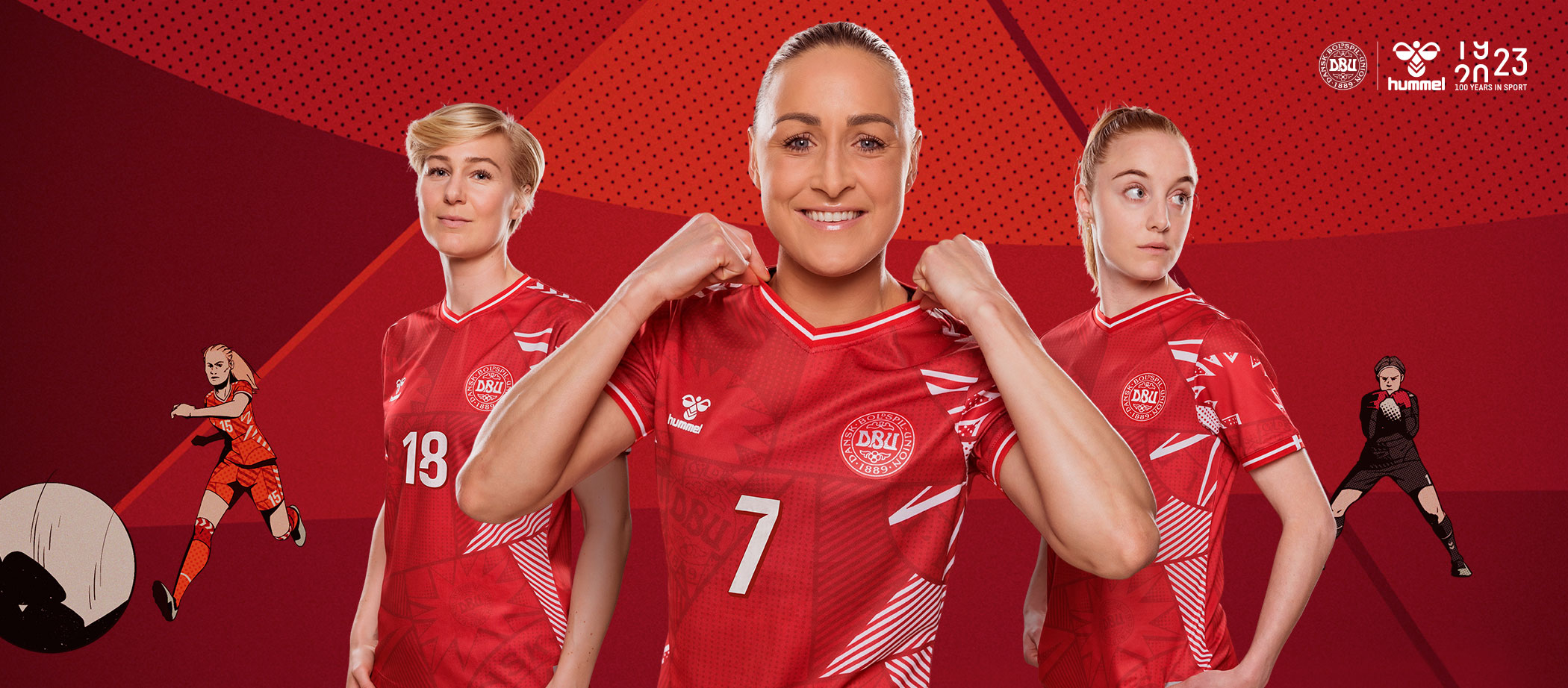 Danish women's national jersey 2023