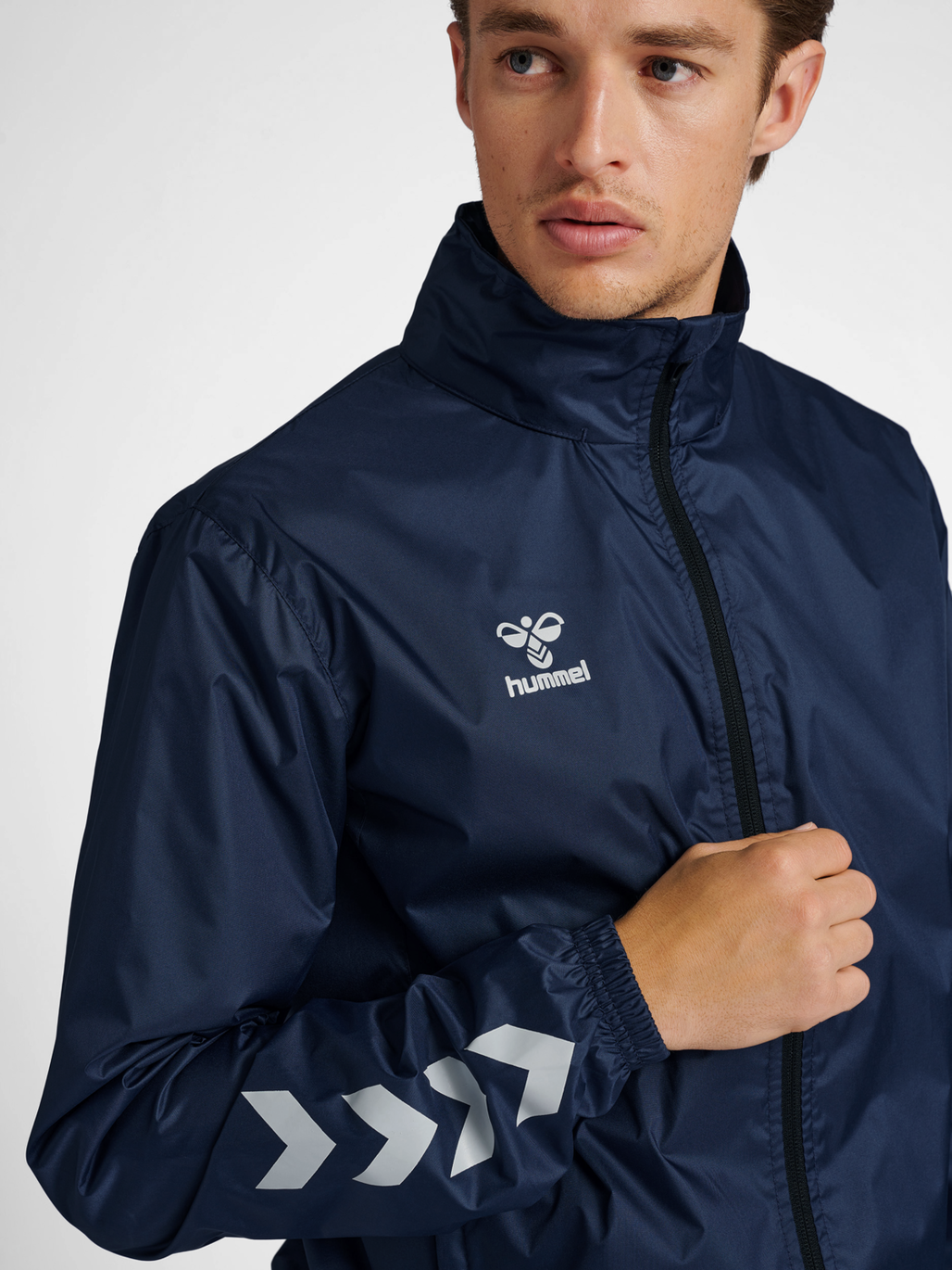 hummel CORE XK SPRAY JACKET MARINE hummel