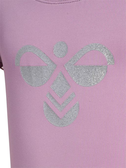 hmlJR MIX GLITTER DRESS, LAVENDER MIST, packshot