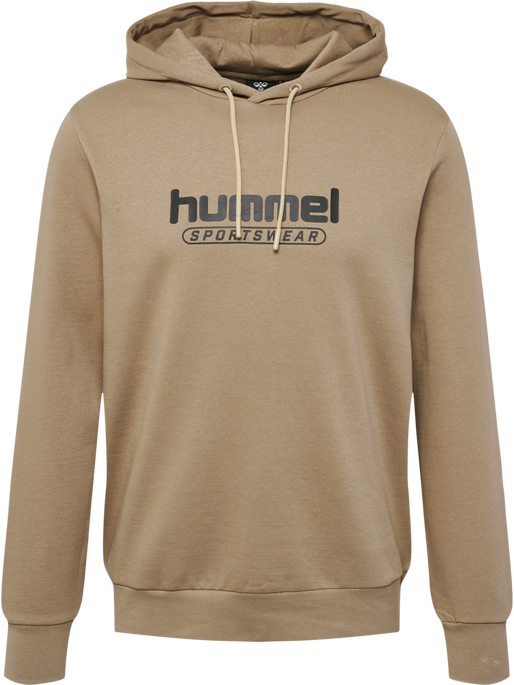 hmlBOOSTER HOODIE, GREIGE, packshot