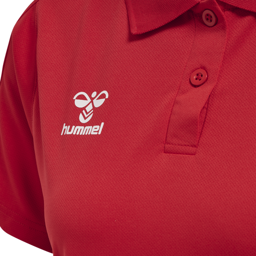 hmlCORE XK FUNCTIONAL POLO WOMAN, TRUE RED, packshot