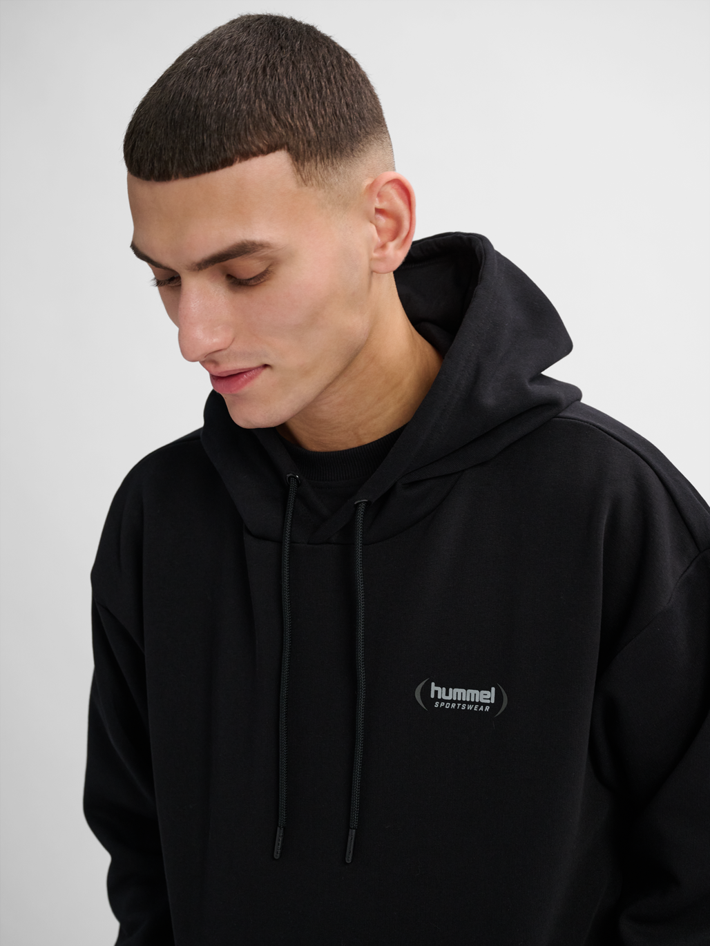 Loose black hoodie new arrivals