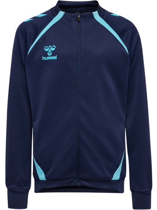 hmlLEAD 2.0 TRACK ZIP JACKET KIDS, MARINE/BLUE FISH hmlLEAD 2.0 TRACK ZIP JACKET KIDS, MARINE/BLUE FISH, packshot