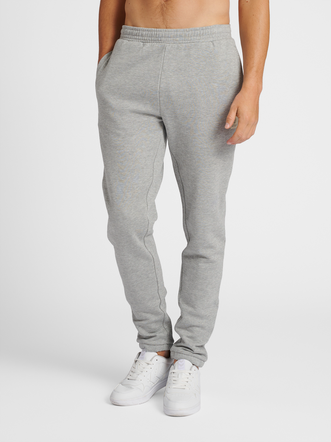 hummel GG12 SWEAT PANTS - GREY MELANGE 