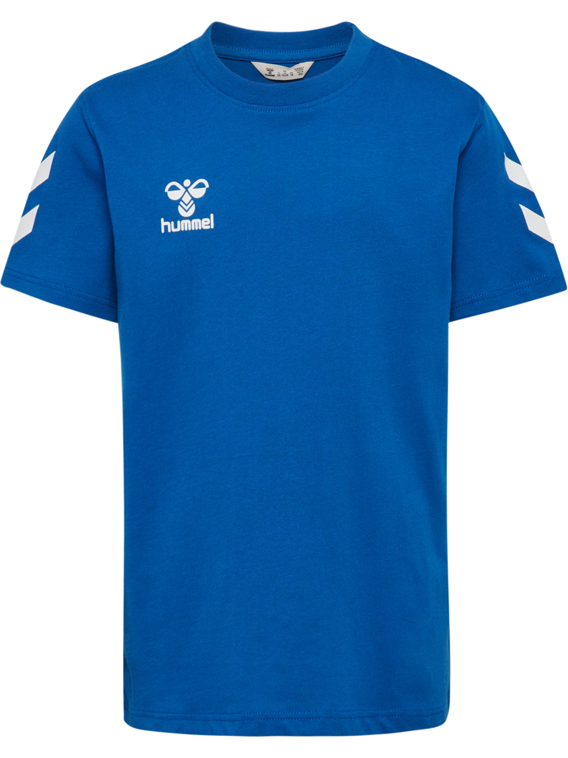 hmlGO 2.0 CHEVRON T-SHIRT S/S KIDS, TRUE BLUE, packshot