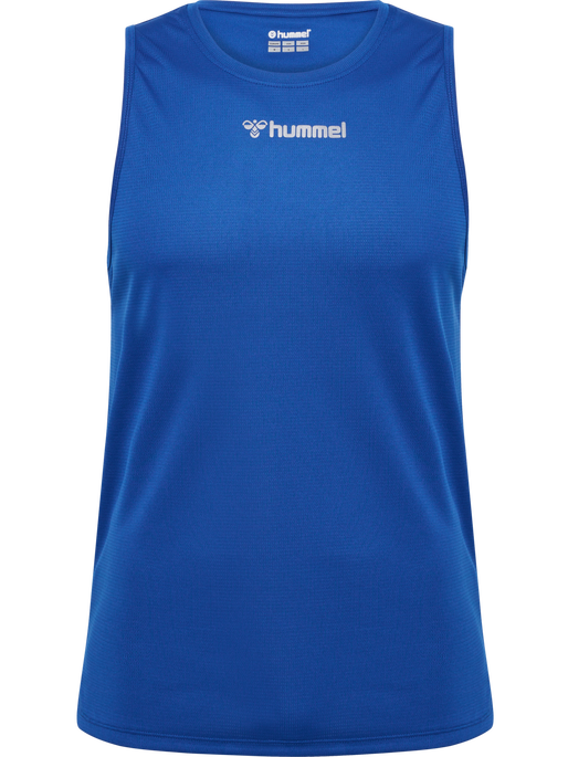 hmlRUN SINGLET S/L, TRUE BLUE, packshot