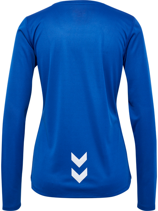 hmlRUN JERSEY L/S WOMAN, TRUE BLUE, packshot