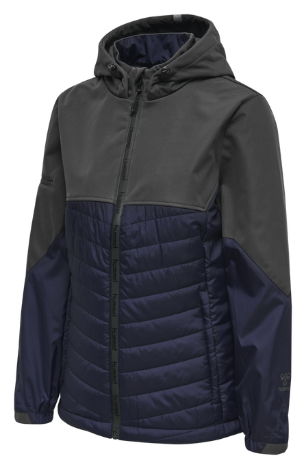 hmlNORTH HYBRID JACKET WOMAN, ASPHALT, packshot