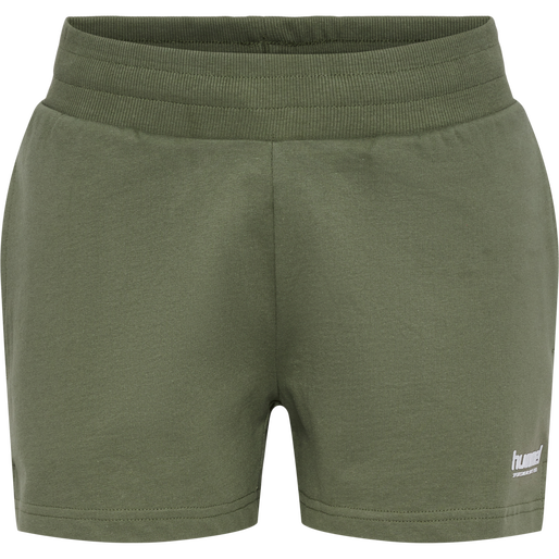 hmlLGC SENNA SWEAT SHORTS, FOUR LEAF CLOVER, packshot