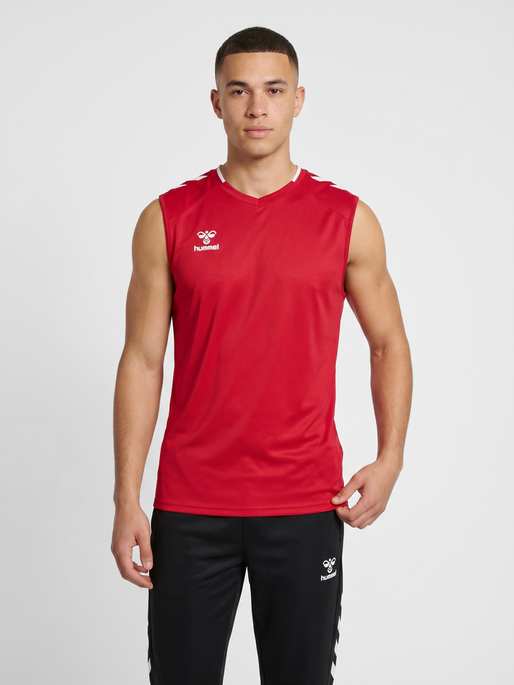 hmlCORE 2.0 JERSEY S/L, TRUE RED/WHITE, model