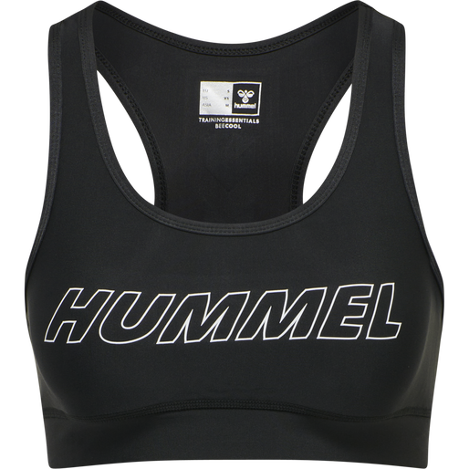 hmlTE TOLA 2-PACK SPORTS BRA, BLACK/DRIFTWOOD, packshot