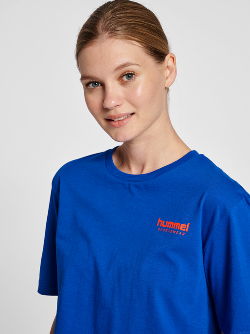 hummel LGC JOSE T-SHIRT - MAZARINE BLUE