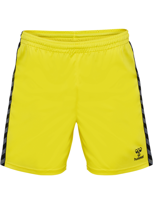 hmlAUTHENTIC PL SHORTS, BLAZING YELLOW, packshot
