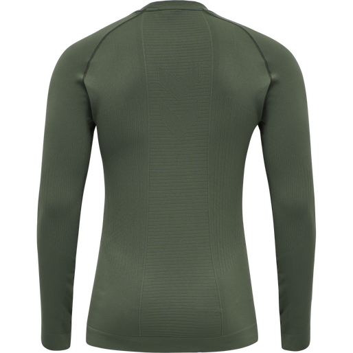 hmlSTROKE SEAMLESS T-SHIRT L/S, THYME hmlSTROKE SEAMLESS T-SHIRT L/S, THYME, packshot
