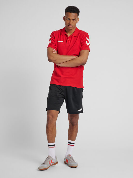 HMLGO COTTON POLO, TRUE RED, model