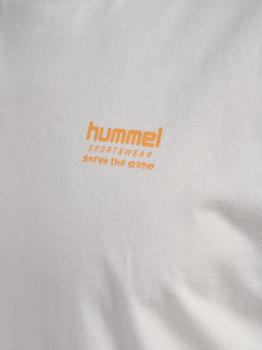 hmlLOOSE T-SHIRT S/S HSW FOOTBALL, BLANC DE BLANC hmlLOOSE T-SHIRT S/S HSW FOOTBALL, BLANC DE BLANC, packshot