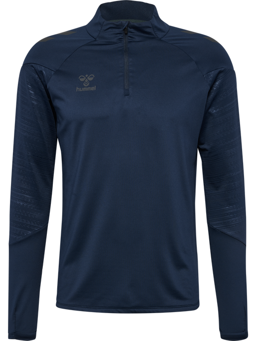 hmlPRO TRAINING HALF ZIP, MARINE, packshot