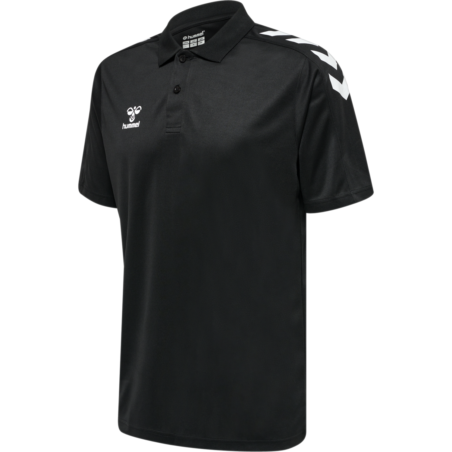 hmlCORE XK FUNCTIONAL POLO, BLACK, packshot