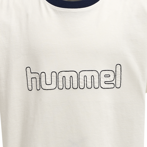 hmlCLOUD T-SHIRT S/S, MARSHMALLOW, packshot