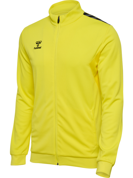 hmlAUTHENTIC PL ZIP JACKET, BLAZING YELLOW, packshot