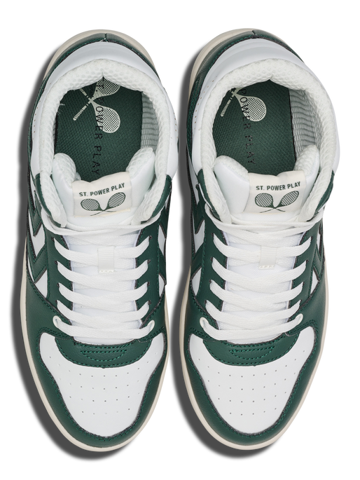 ST. POWER PLAY MID RT, WHITE/GREEN, packshot