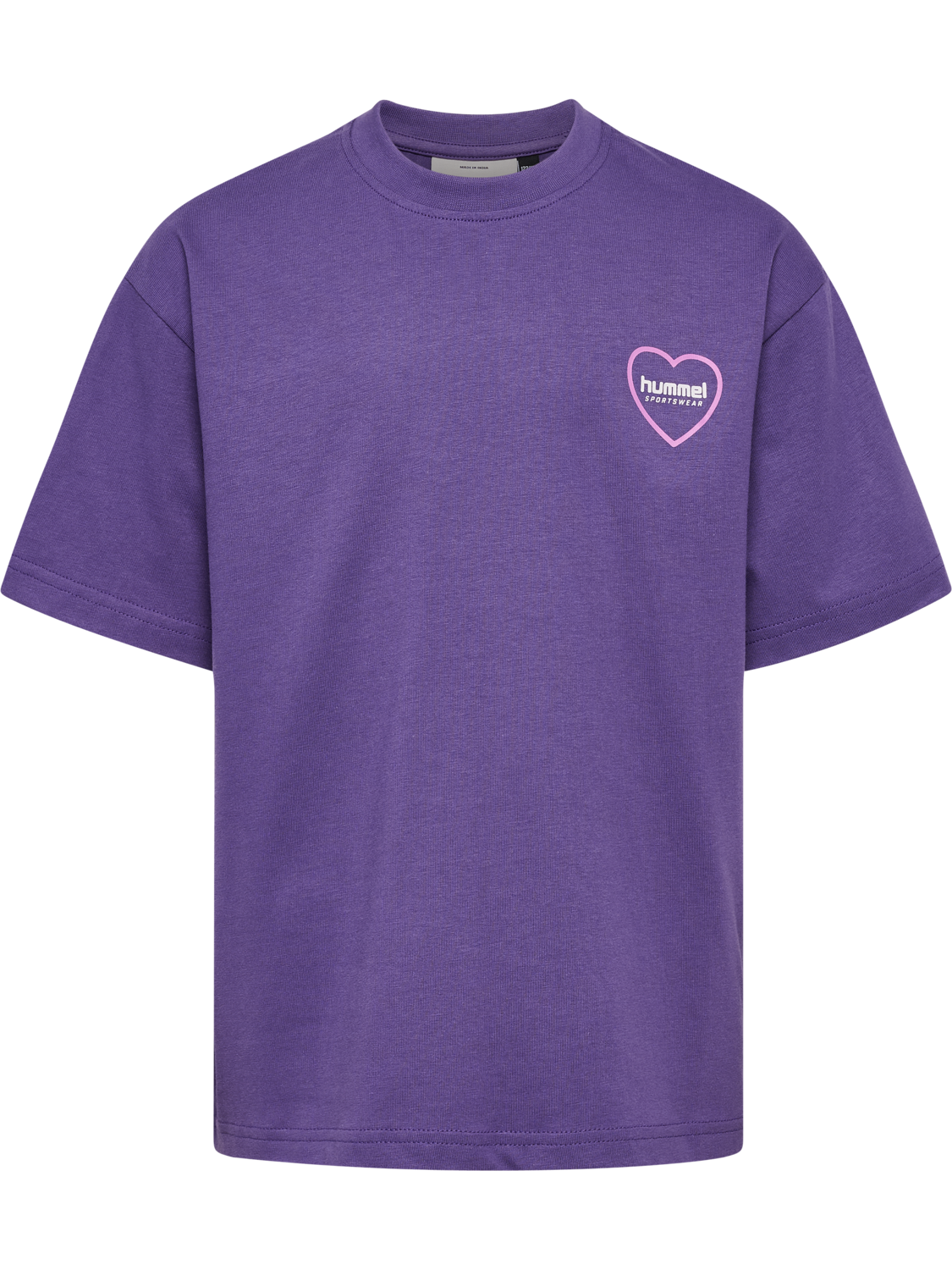 hmlJR LOOSE T-SHIRT S/S HEARTFIELD, MYSTICAL, packshot