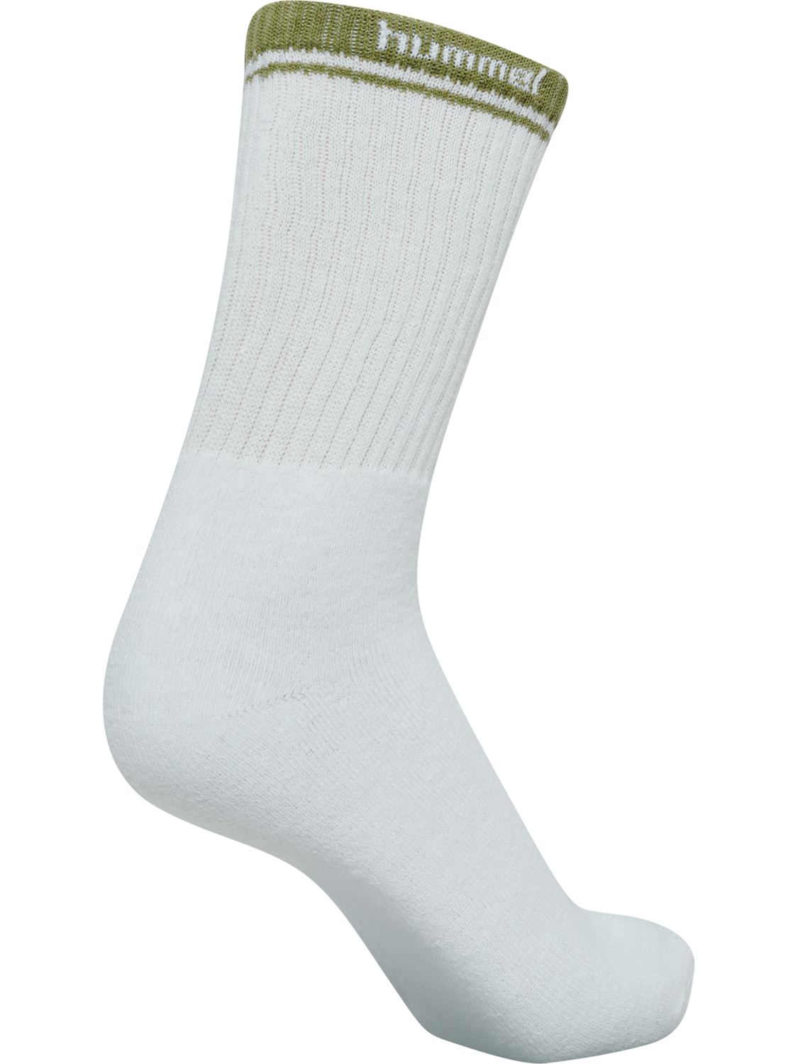 hml4 PACK HUMMEL STRIPE CREW SOCK, PALE WHITE/GREEN/PINK/BROWN, packshot
