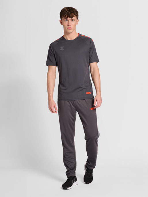 hmlPRO GRID TRAINING JERSEY S/S, FORGED IRON, model