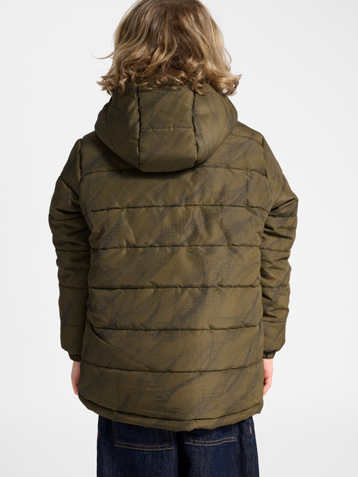 hmlECHO JACKET, DARK OLIVE, model