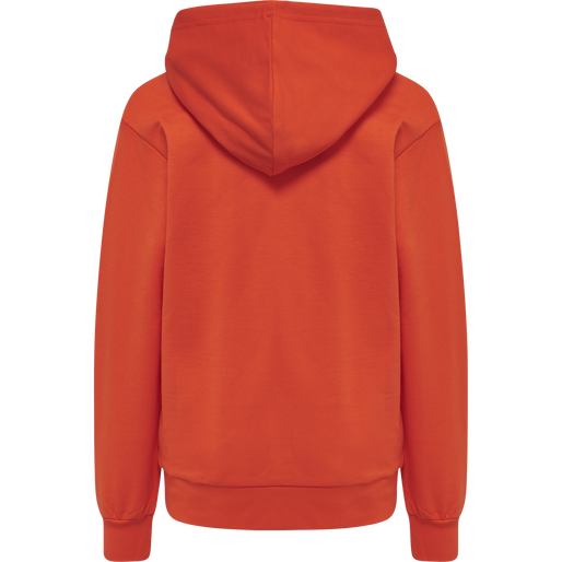 hmlCUATRO HOODIE, CHERRY TOMATO, packshot