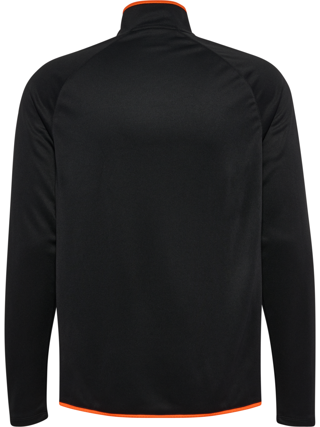 hmlCORE 2.0 HALF ZIP, BLACK/ORANGE TIGER, packshot