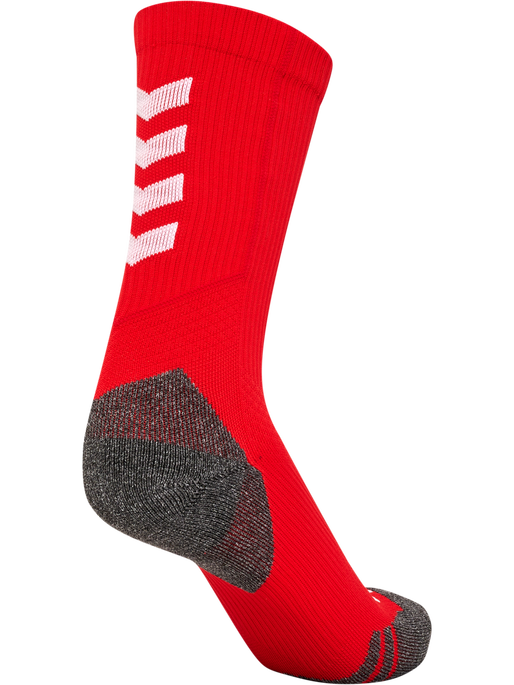 hmlPRO TRAINING SOCKS LOW, TRUE RED/WHITE, packshot