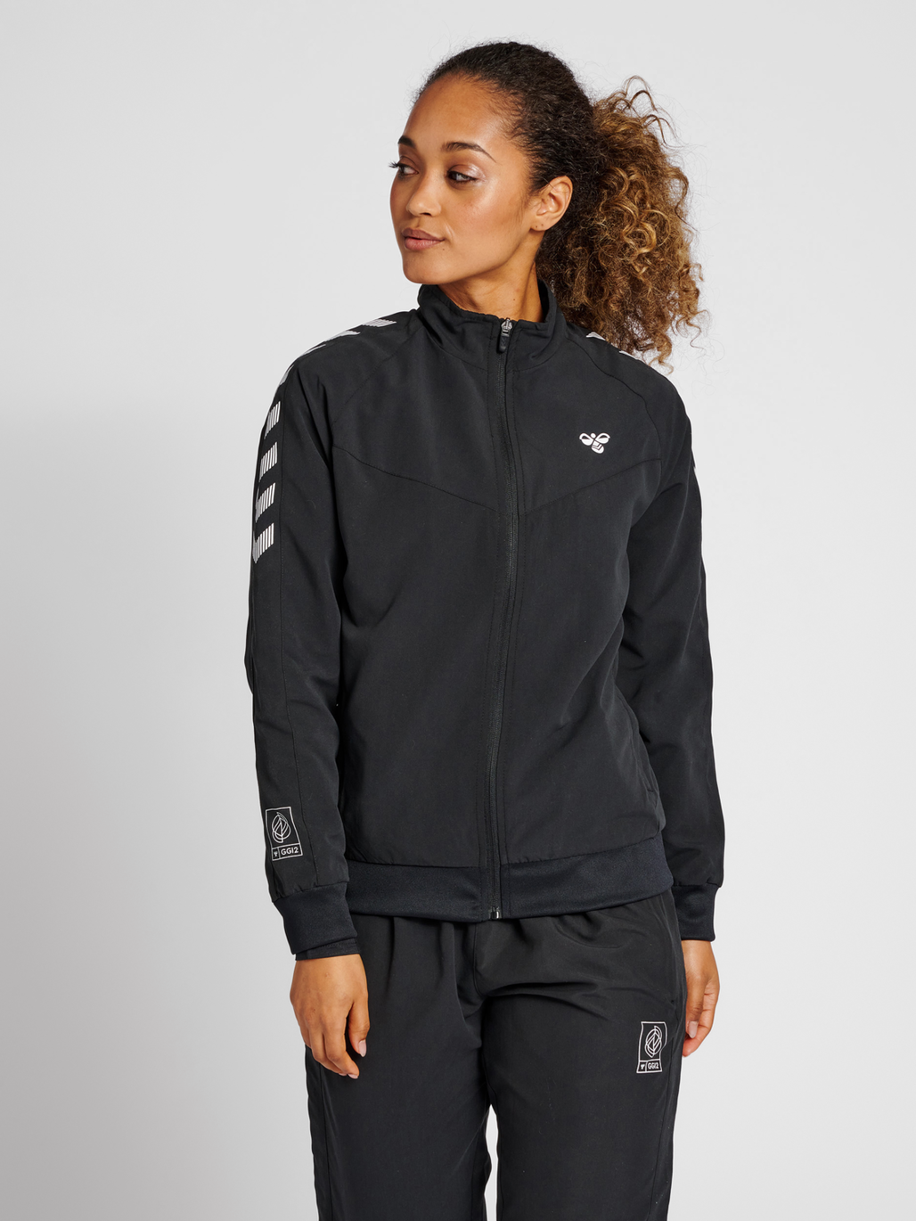 hummel GG12 TRACK JACKET WOMAN BLACK hummel