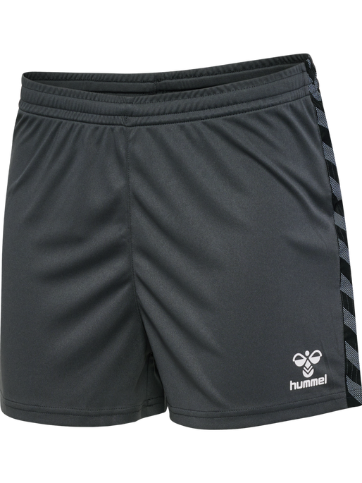hmlAUTHENTIC PL SHORTS WOMAN, ASPHALT hmlAUTHENTIC PL SHORTS WOMAN, ASPHALT, packshot