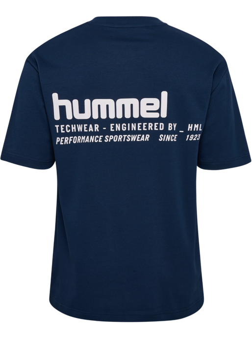 hmlHIIT LOOSE T-SHIRT S/S, DRESS BLUES, packshot