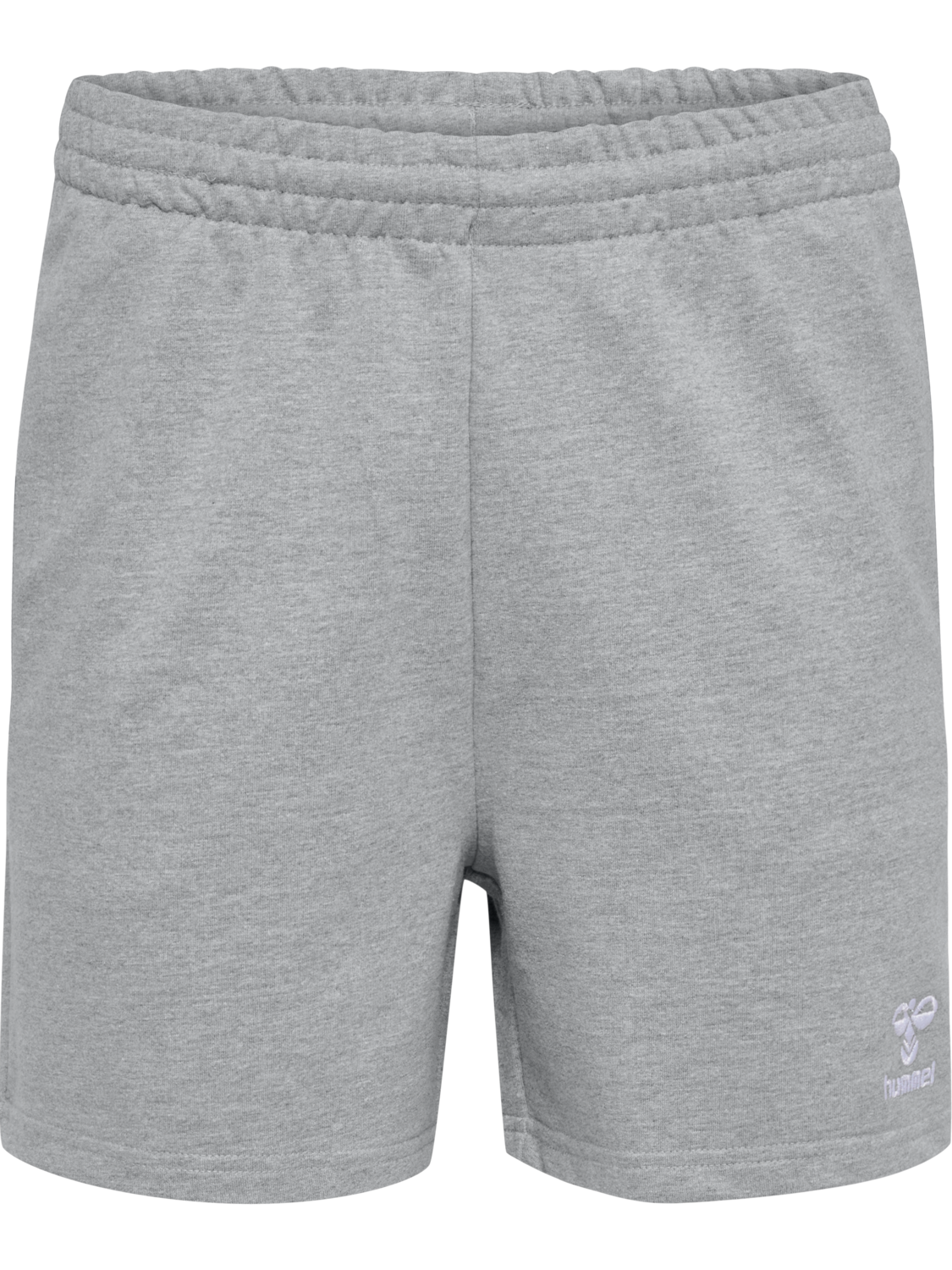 hmlGO 2.0 SWEATSHORTS WOMAN, GREY MELANGE, packshot