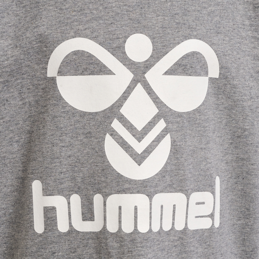 hmlTRES T-SHIRT S/S 2-PK, BLACK IRIS/GREY MELANGE, packshot