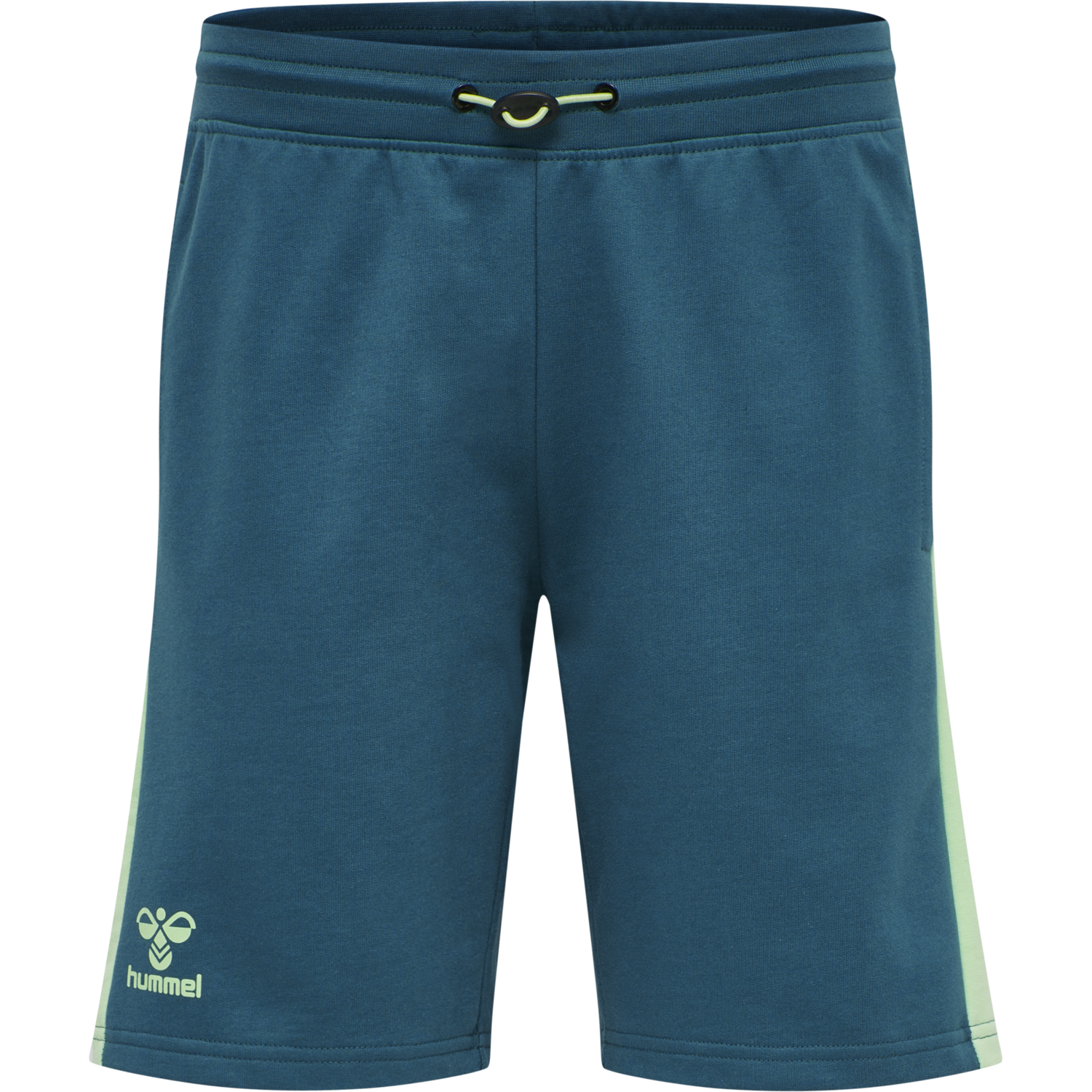 hummel ACTION COTTON SHORTS WOMAN - BLUE CORAL/GREEN ASH | hummel.net