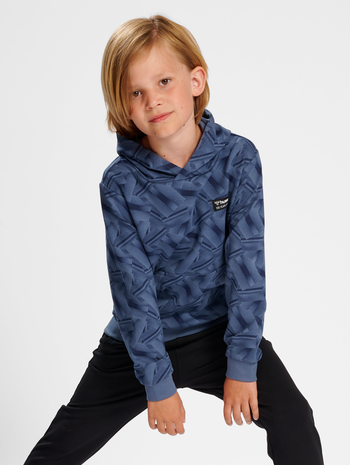 hmlRICHARDO HOODIE, BERING SEA, model