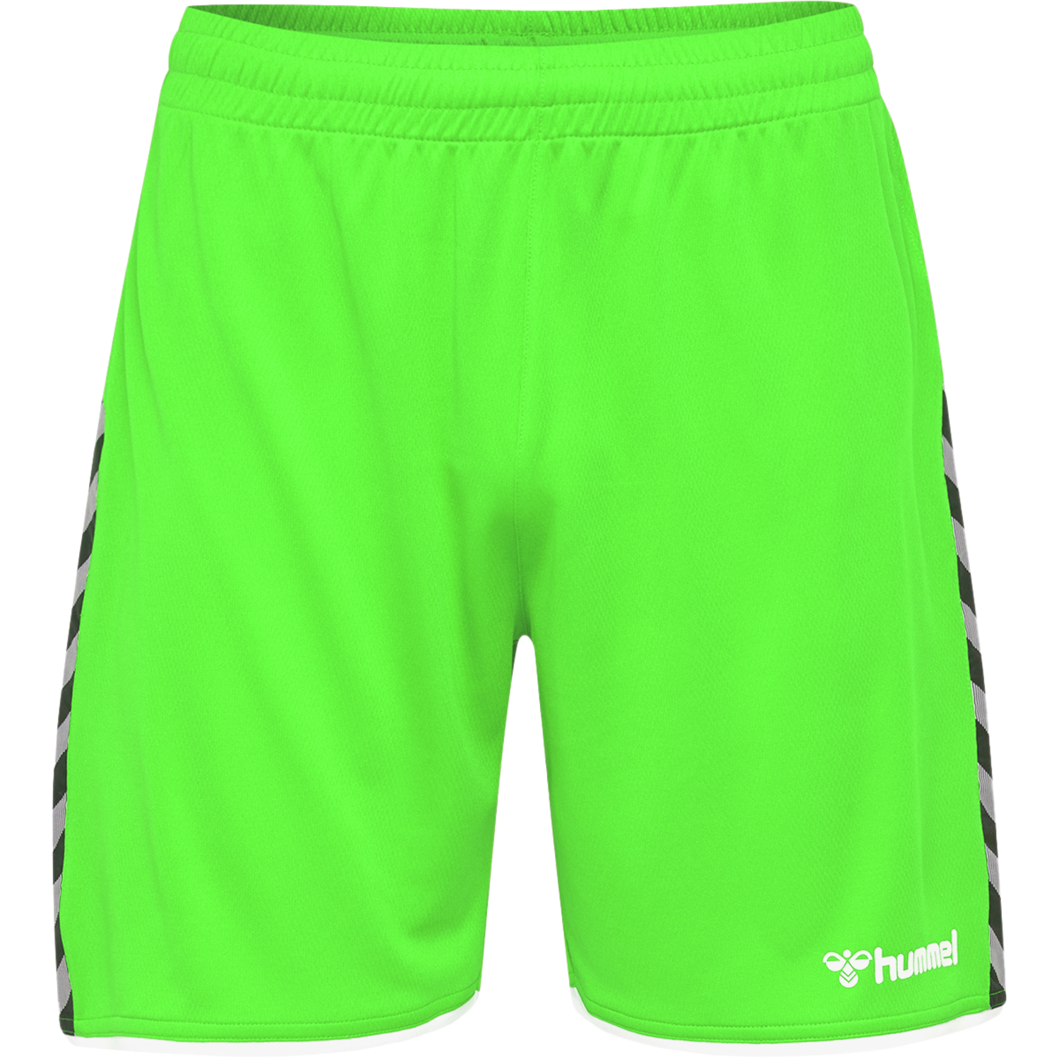 hmlAUTHENTIC KIDS POLY SHORTS, GREEN GECKO, packshot