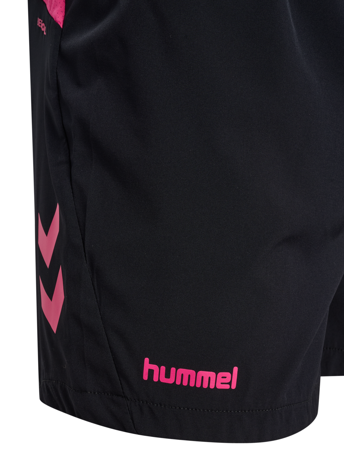 hmlBLAZE PRO TRAINING SHORTS WO, BLACK/PINK, packshot