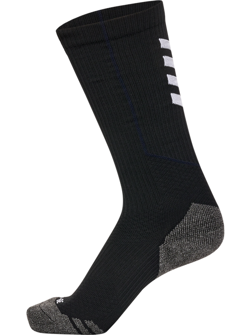 hmlPRO TRAINING SOCKS HIGH, BLACK/WHITE, packshot
