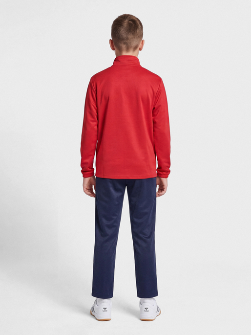 hmlPROMO KIDS POLY SUIT, TRUE RED/MARINE, model