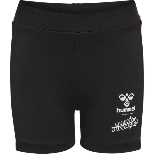 hmlFLYING JOY SHORT TIGHTS, BLACK, packshot