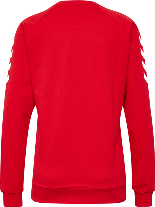 HMLGO COTTON SWEATSHIRT WOMAN, TRUE RED, packshot