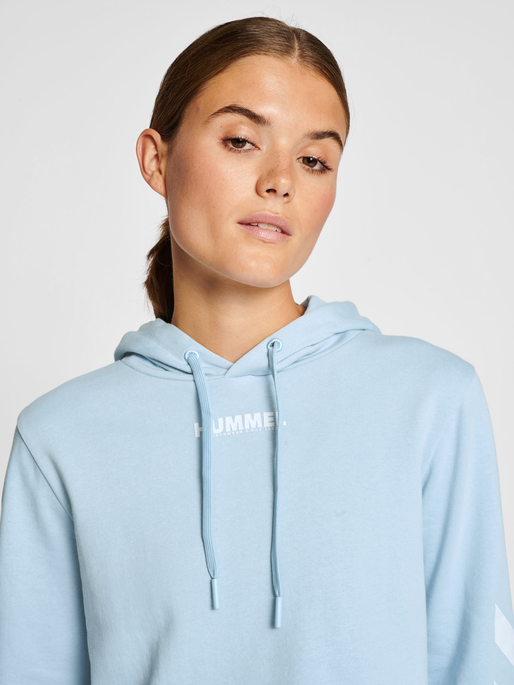 hummel LEGACY WOMAN CROPPED HOODIE - CELESTIAL BLUE