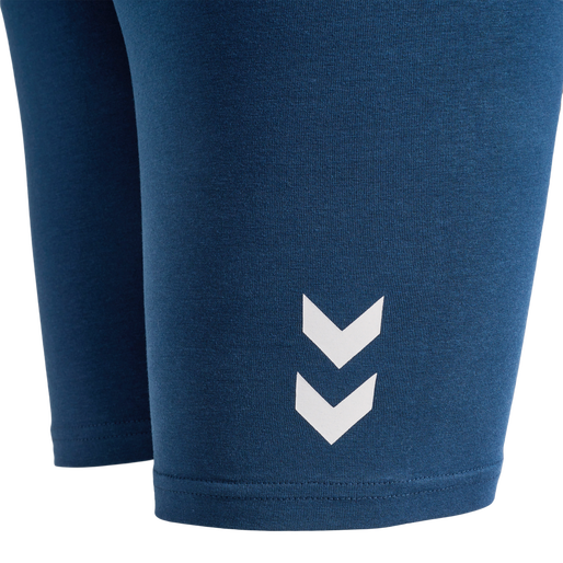 hmlTE MAJA 2-PACK MW C TIGHT SHORTS, BLACK/INSIGINA BLUE, packshot