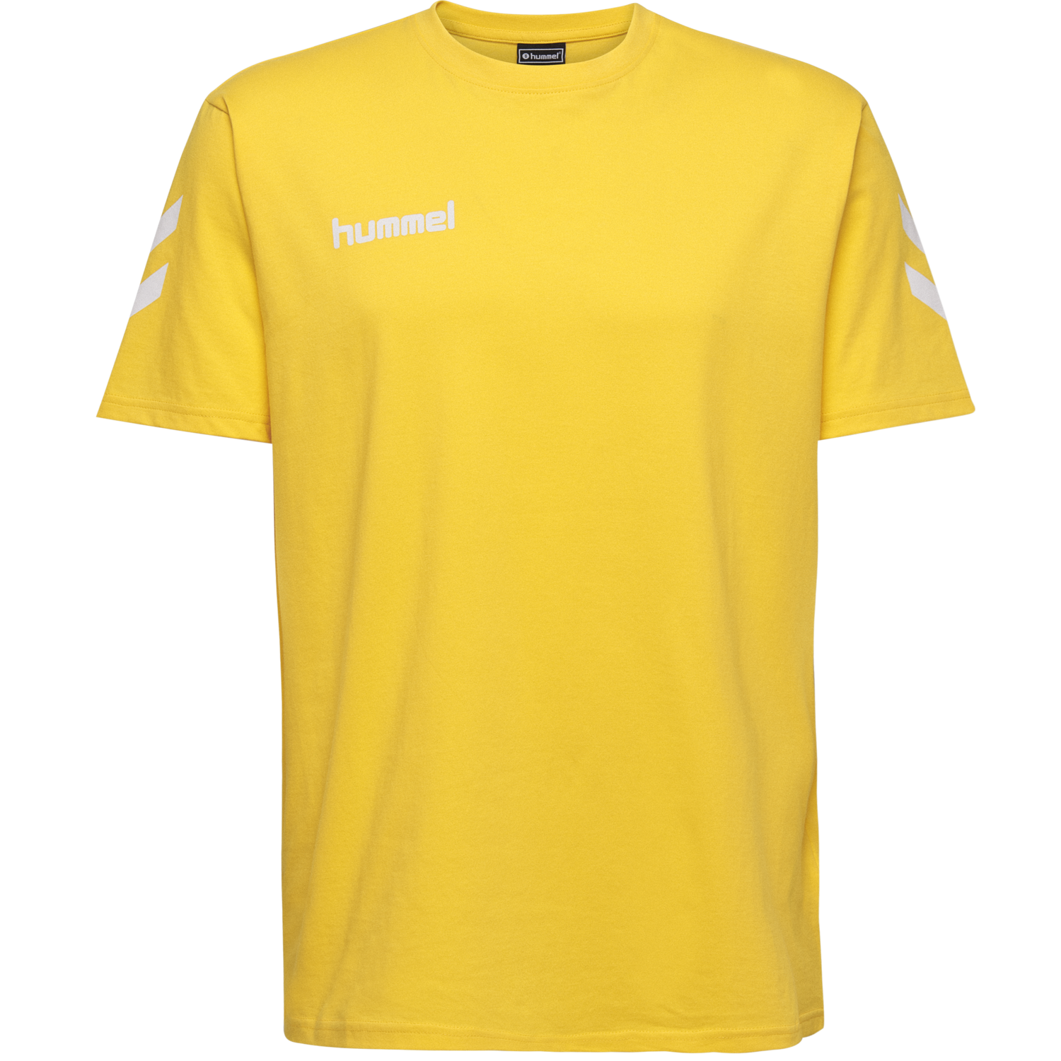 HMLGO KIDS COTTON T-SHIRT S/S, SPORTS YELLOW, packshot