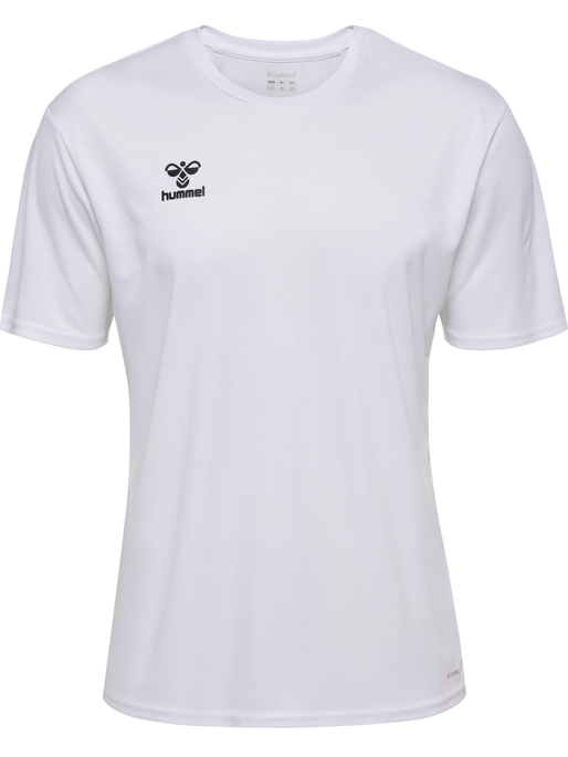hmlESSENTIAL JERSEY S/S, WHITE, packshot