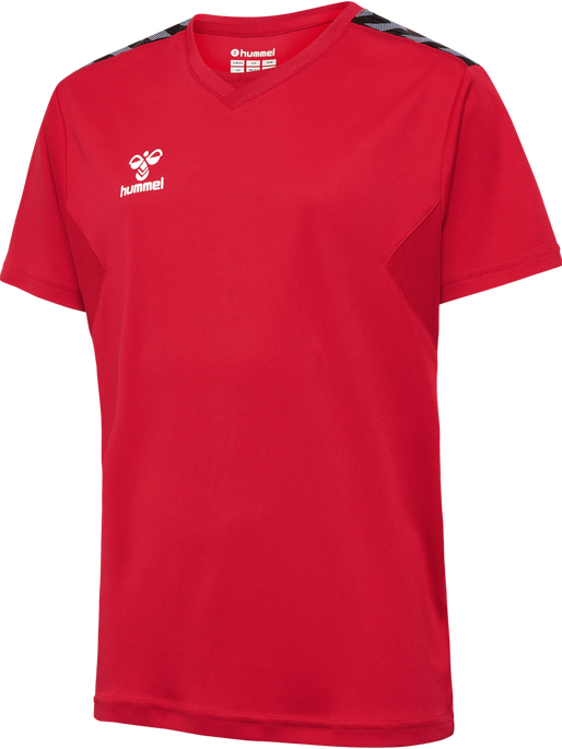 hmlAUTHENTIC PL JERSEY S/S KIDS, TRUE RED hmlAUTHENTIC PL JERSEY S/S KIDS, TRUE RED, packshot